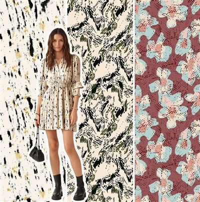 Tren Sablon Pakaian Wanita Desain Print Asli Musim Semi Musim Panas